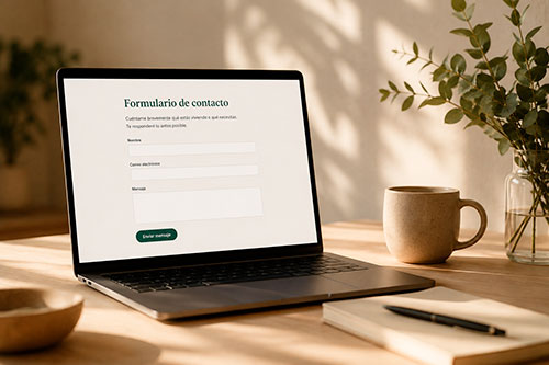 Primer contacto mediante formulario